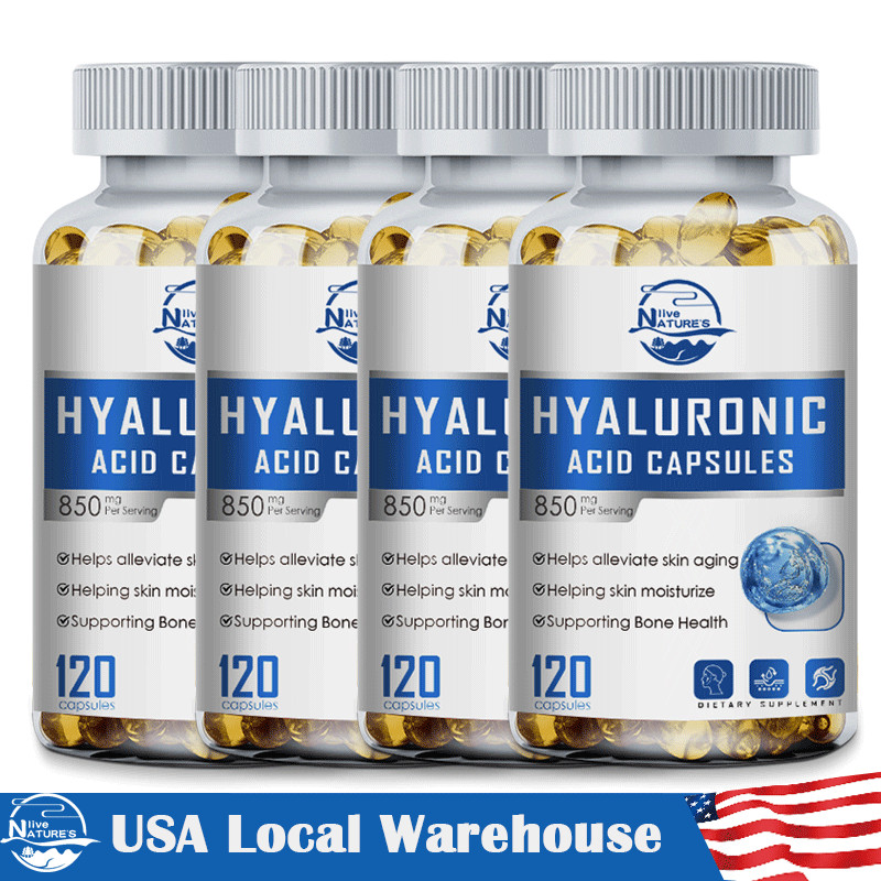 Umary Alternative Hyaluronic Acid 850mg Capsules Vitamin C Joint and Skin Health
