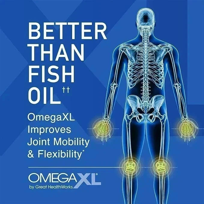 Omega-XL 300 Count Softgels Joint Pain Relief, Potent Small Softgel free shippin