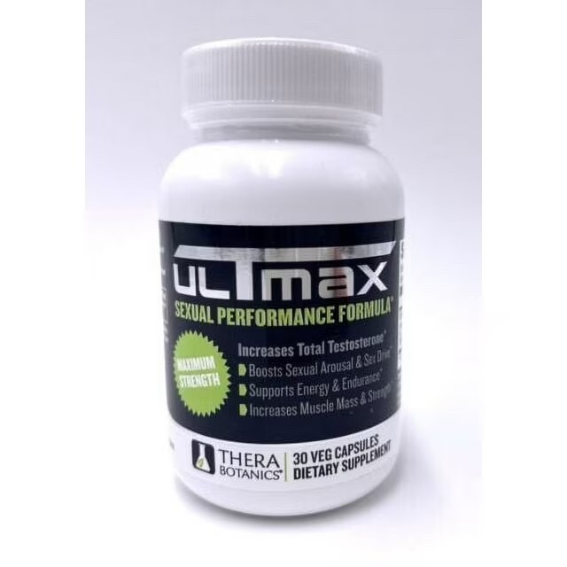 Thera Botanics Ultmax Supplement unisex – 30 Capsules – 1 Month Supply