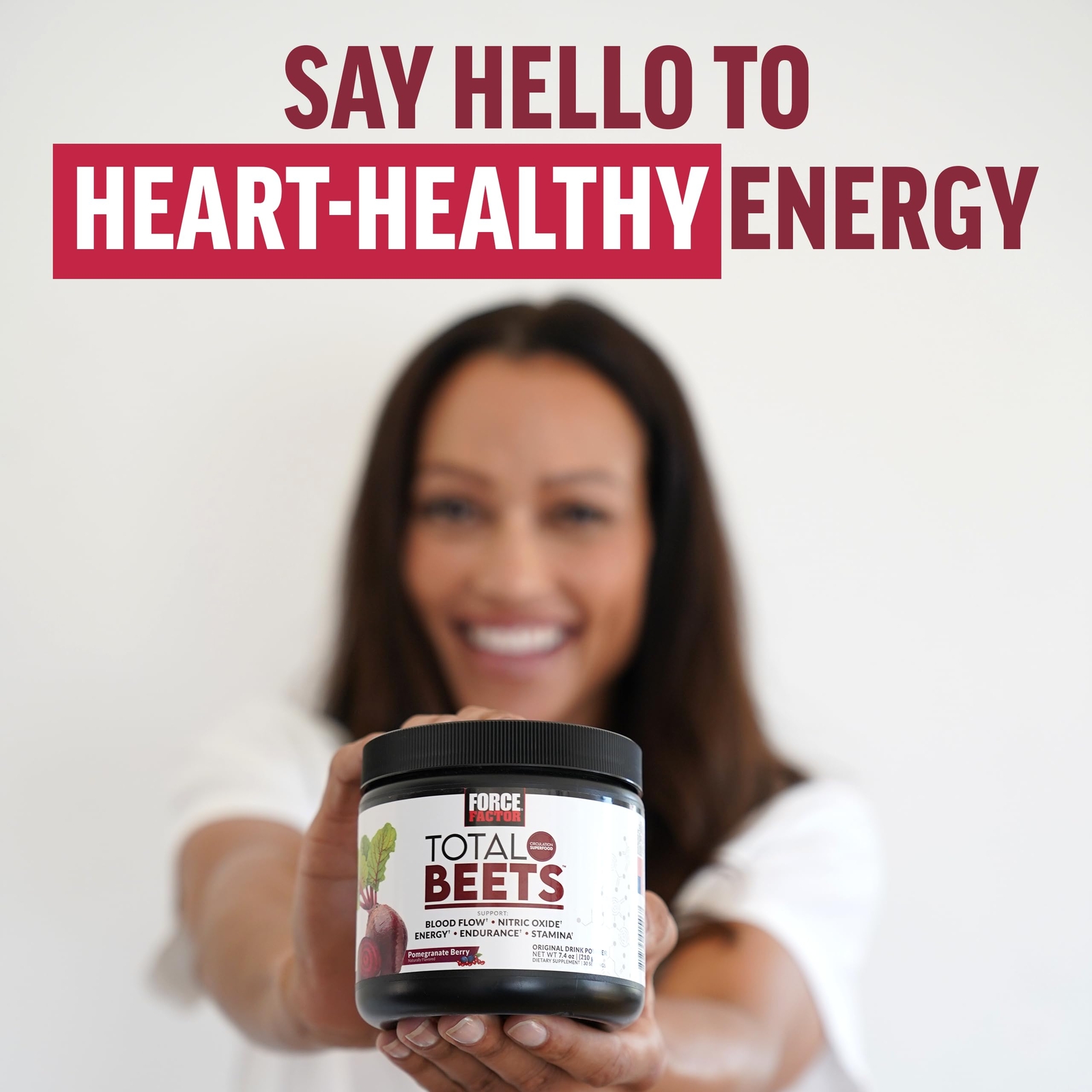 Force Factor Total Beets Circulation Superfood Beet Root Powder Nitric Oxide