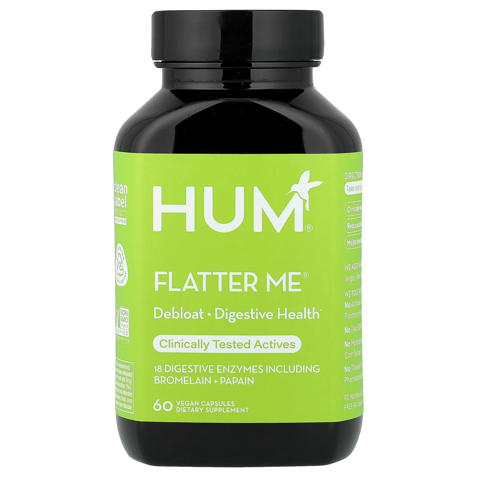 2 X HUM Nutrition, Flatter Me�, 60 Vegan Capsules