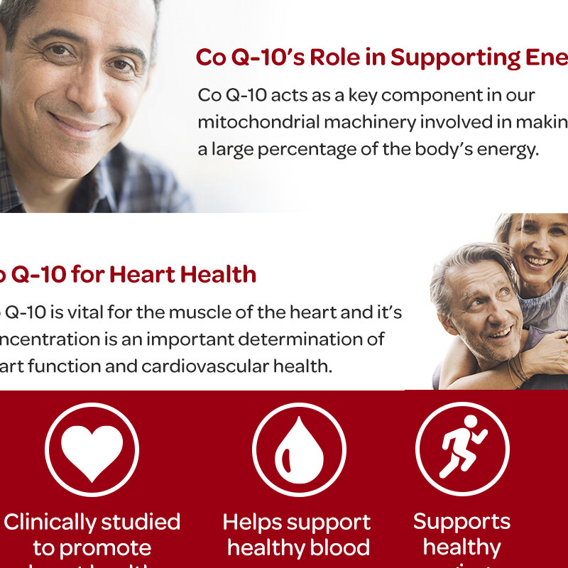 CoQ10 – Co Enzyme Pure Ubiquinone CQ10 Of Coenzyme Q10 300mg 30/60/120Vegan Caps