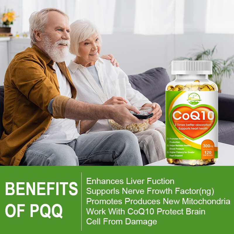 Nature’s Live CoQ10 Softgels- Supports Heart Health Non-GMO, 300mg, 120 Capsules