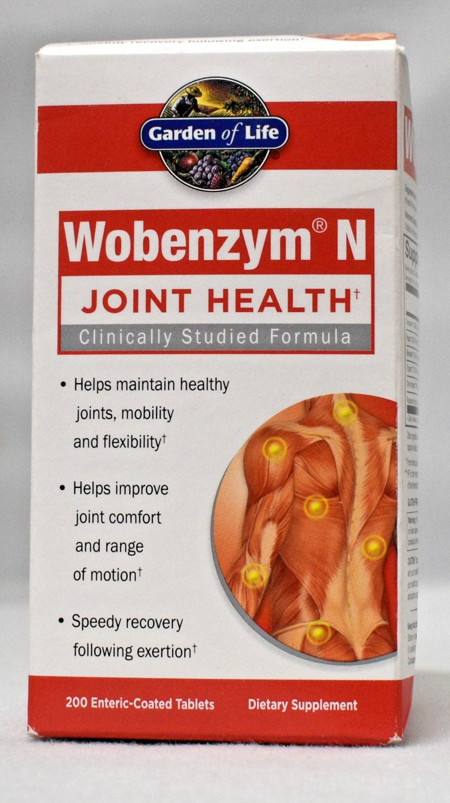 Expired and Discontinued 01/25 Garden of Life Wobenzym N Joint Health 200 Tablet