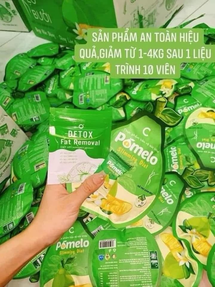 POMELO SLI MMING CANDY 1 BAG 10PCS