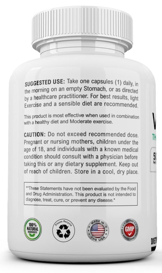 360 Capsules Vitamin B1 (Thiamin) 500mg, Gluten Free & Non-GMO 6 Bottles USA