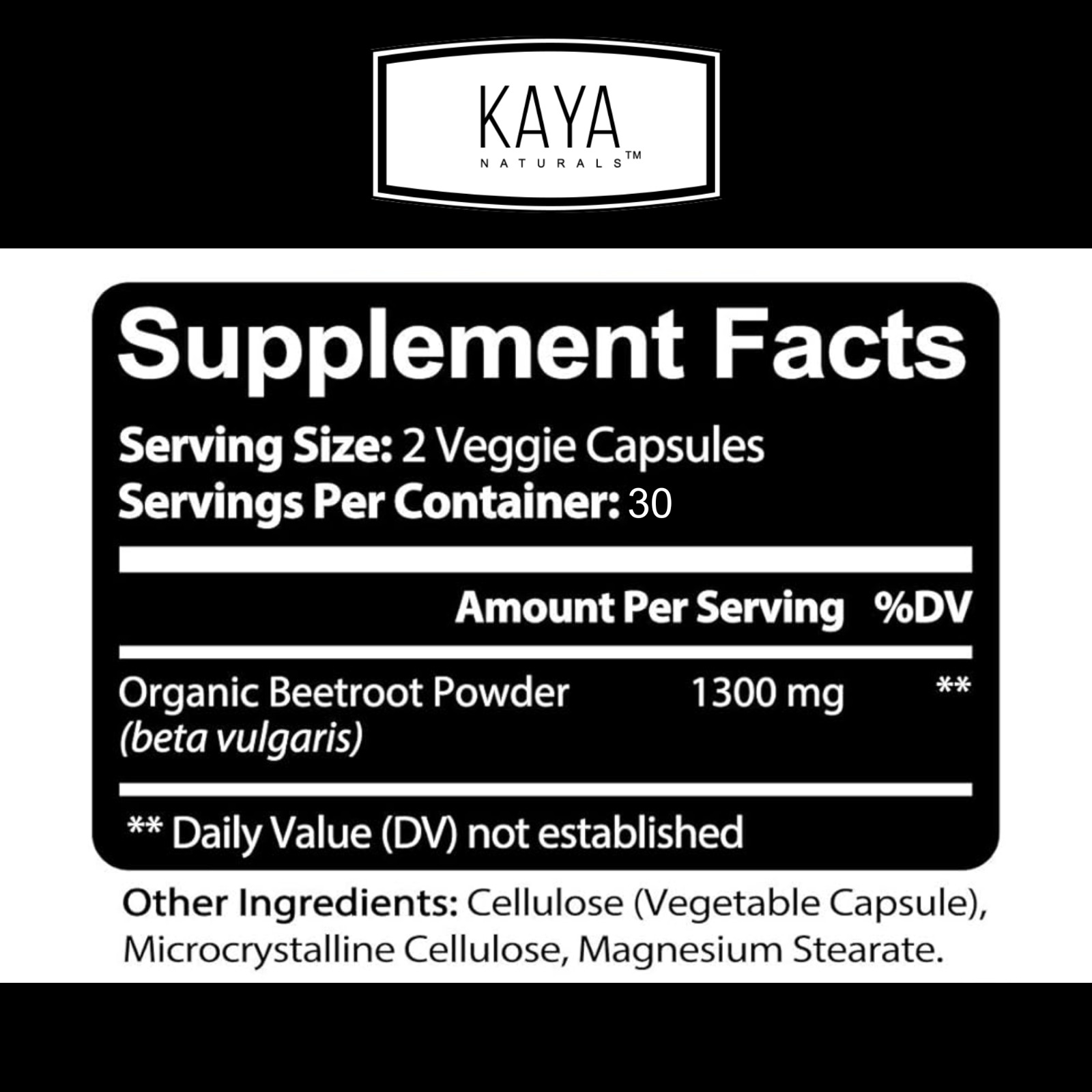 (2 Pack) Organic Beet Root Powder 1300mg Per Serving, 120 Capsules Total