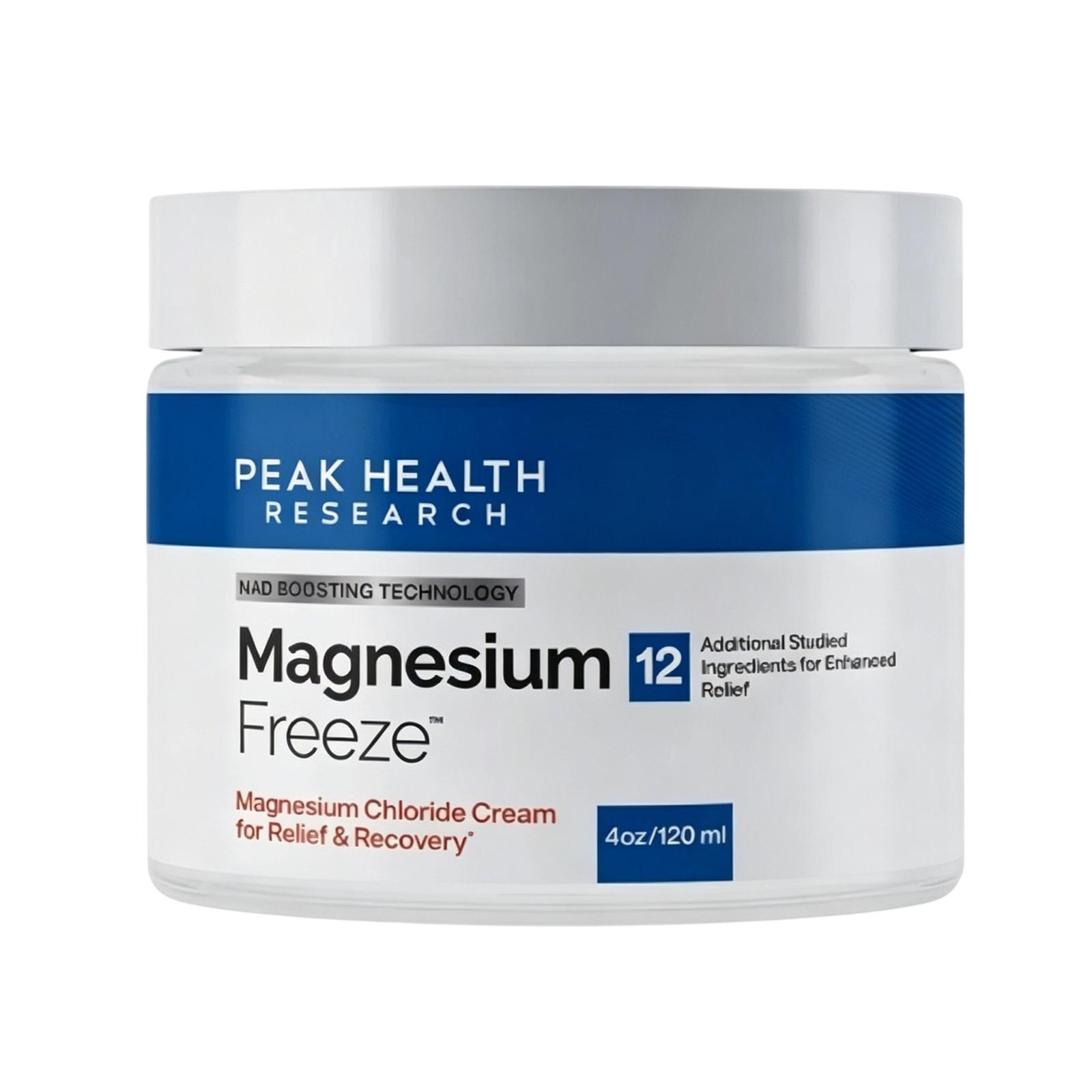 Magnesium Freeze – Topical Magnesium Cream with Niacinamide for Joints, Low B.