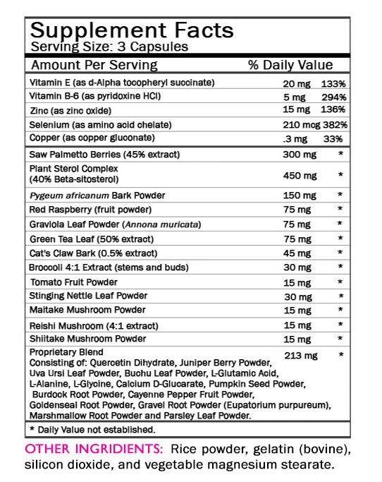 Comprehensive Support – PROSTATE SUPPORT ADVANCED COMPLEX – Gentle Lifestyle 3B
