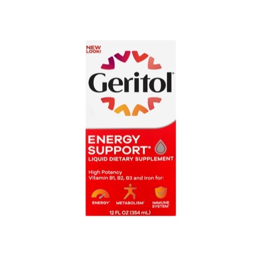 5 Pack Geritol Liquid High Potency Vitamin & Iron Supplement 12Oz Each