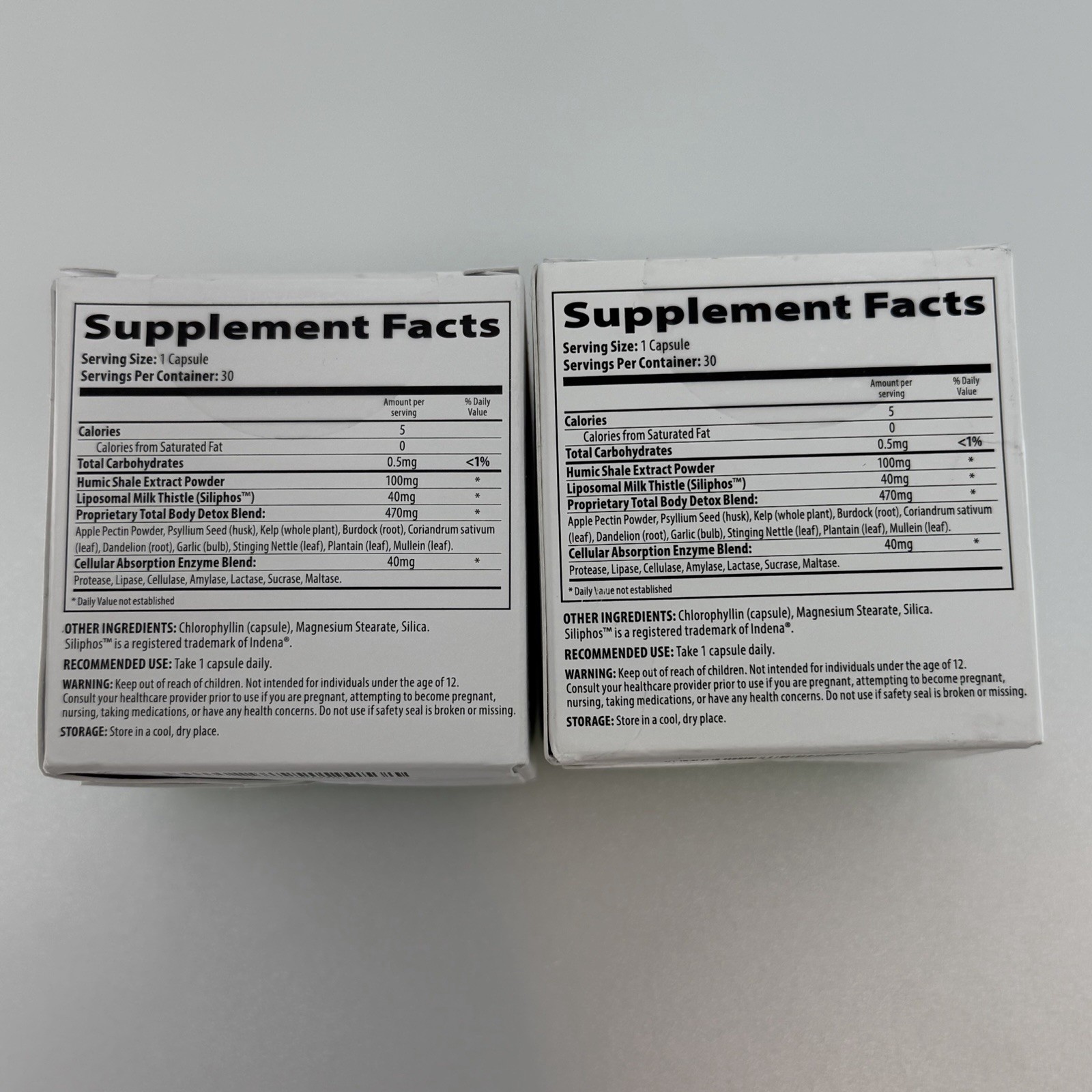 2 PACK Purifí Daily Whole-Body Detox Proactive Wellness Supplement Three iii