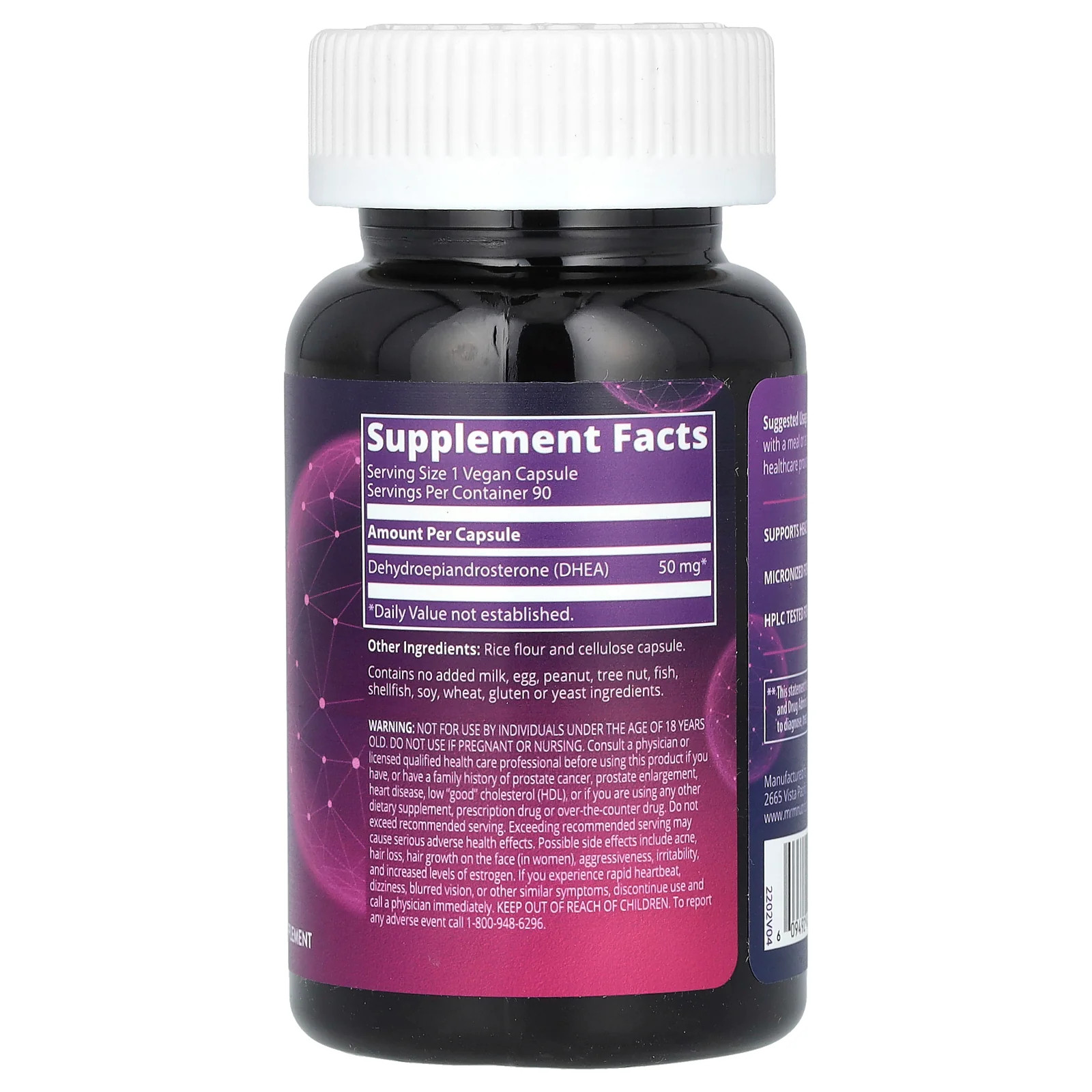 2 X MRM Nutrition, DHEA, 50 mg, 90 Vegan Capsules