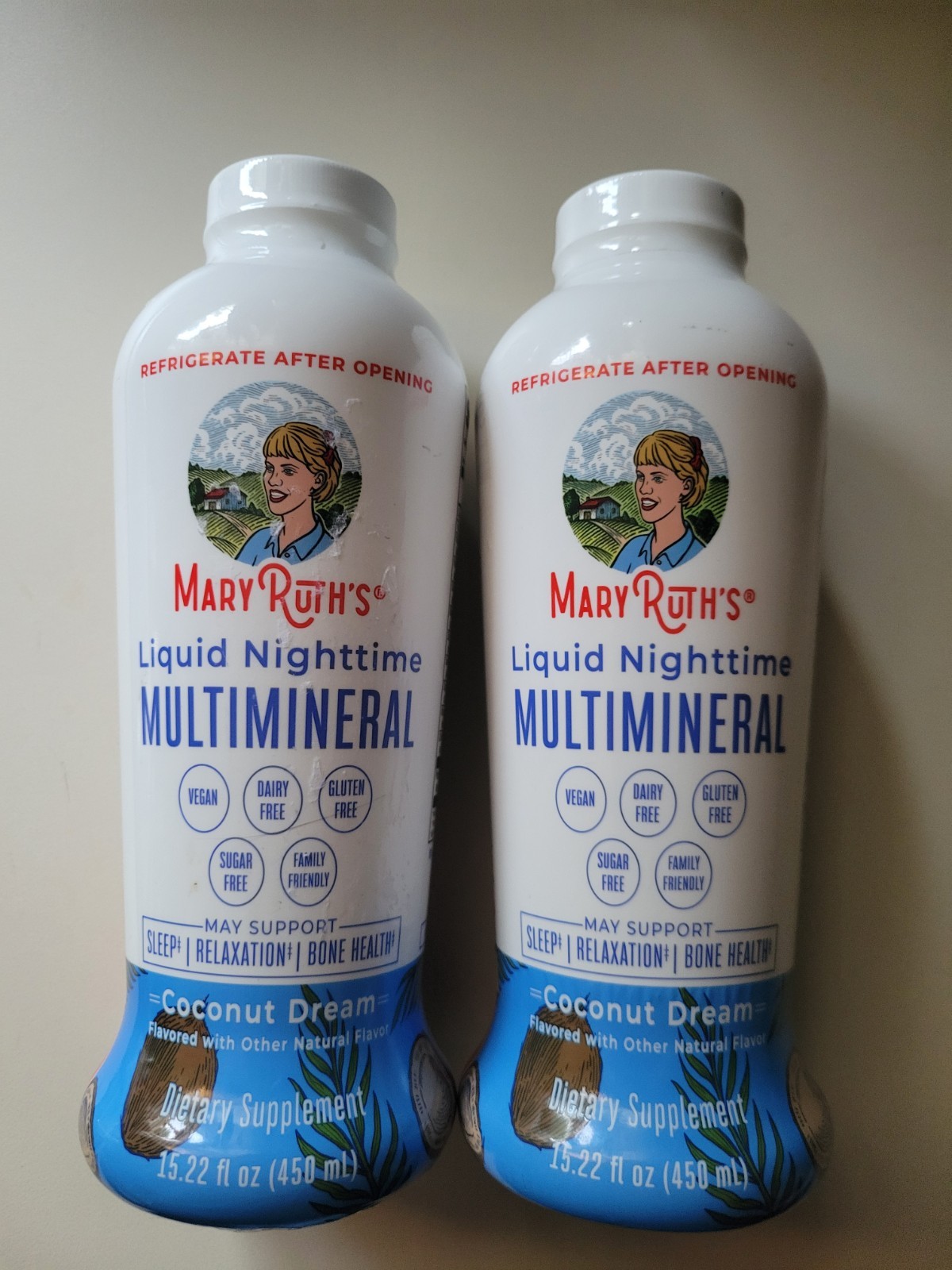 Mary Ruth’s Liquid Nighttime Multimineral Coconut Dream 15.22 fl oz 2 Pack 12/26
