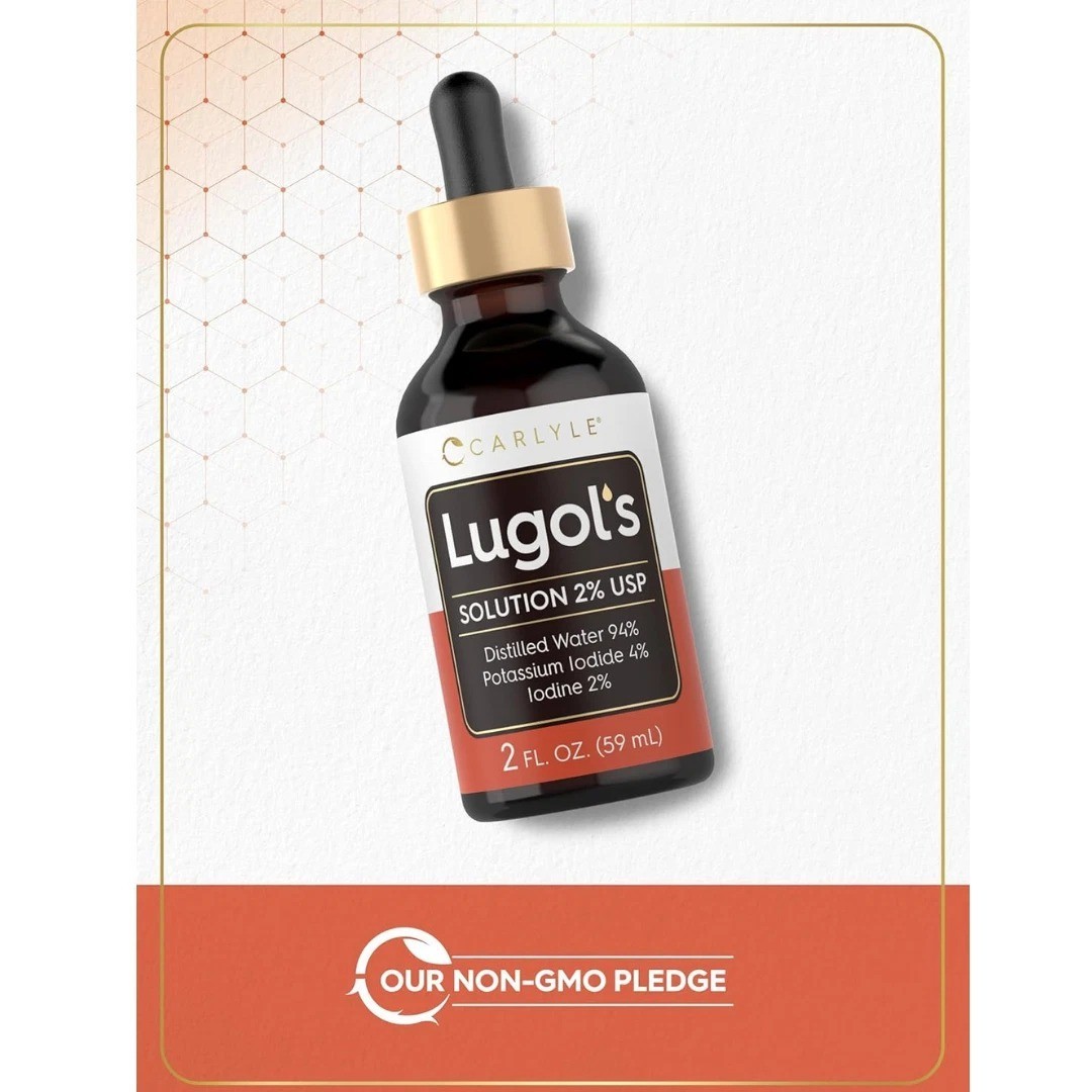 Lugols Iodine 2 Percent 2 Fl Oz Potassium Iodide and Solution