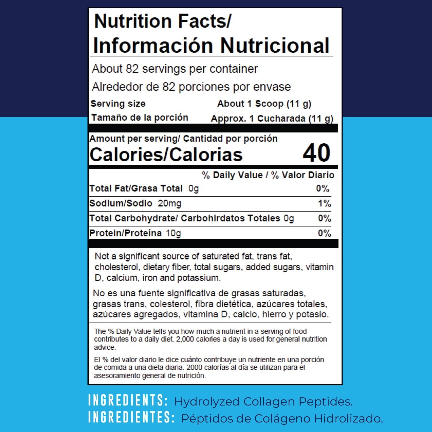 2lb Colageno Hidrolizado En Polvo Para Mujeres y Hombres – Péptidos de Cola