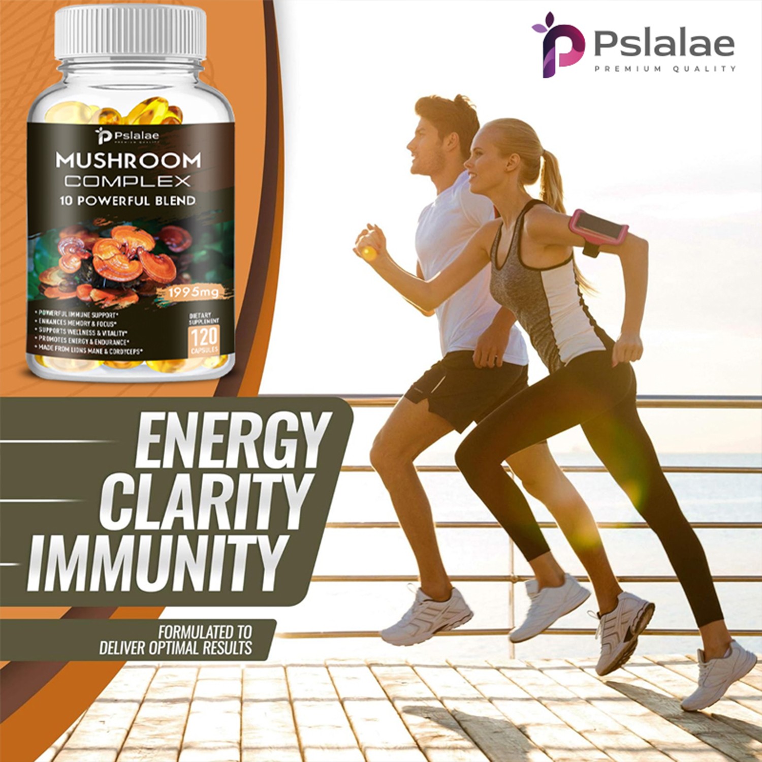 Mushroom Complex – Lions Mane,Cordyceps Sinensis – Brain & Nervous System Health
