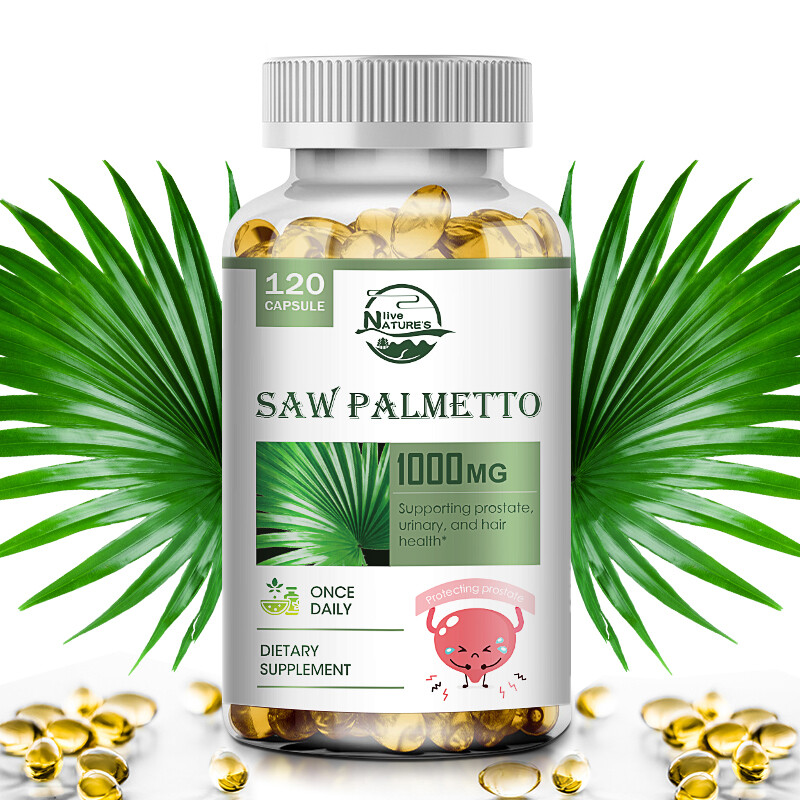 Saw Palmetto 1000mg – Premium 120 capsules Health Support Supplement