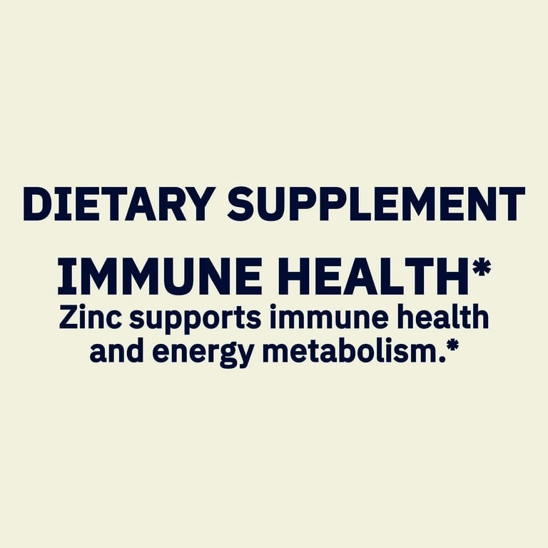 Spring Valley Zinc 50 mg 200 Caplets Immune Support Dietary Supplement