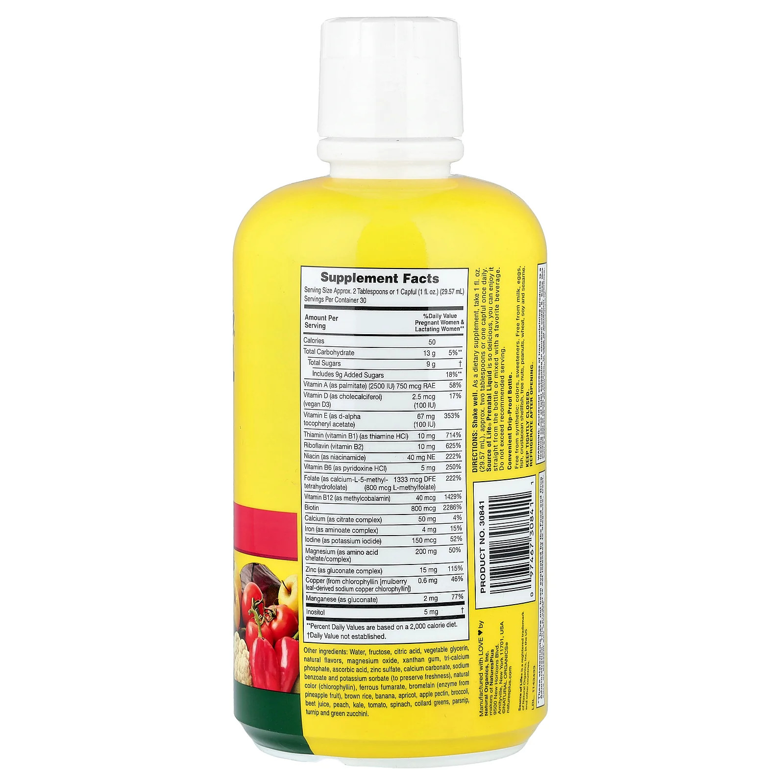 2 X NaturesPlus, Source of Life�, Prenatal Liquid, Tropical Fruit, 30 fl oz (88