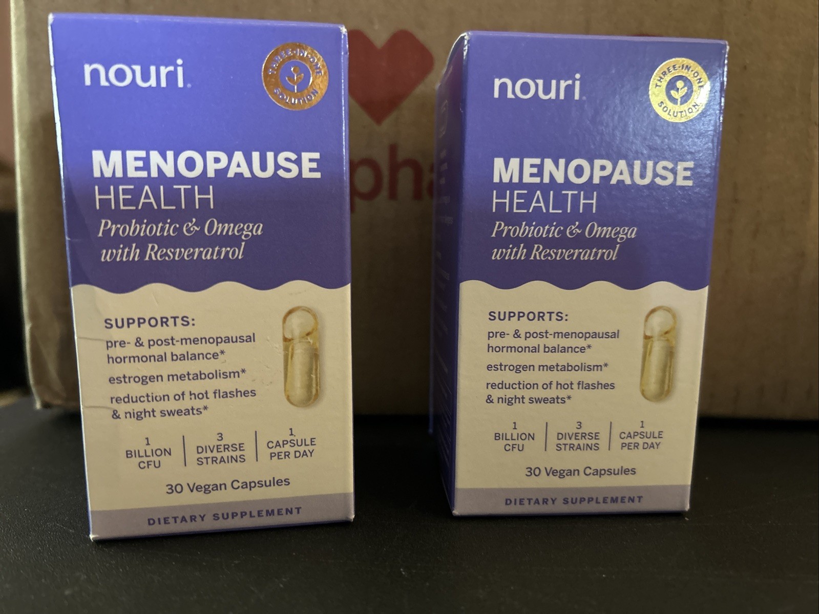 Daily Nouri Menopause Probiotics for Women | Hormonal 30 Count (Pack of 2)