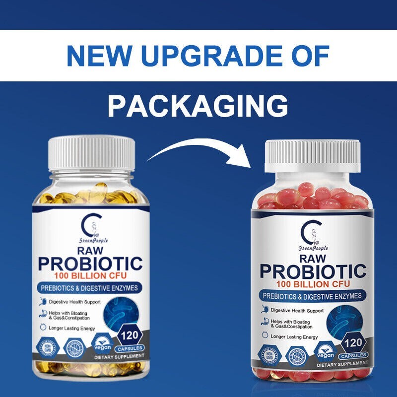 Probiotics 100 Billion CFU Potency Digestive Immune Health 120-600 Capsules