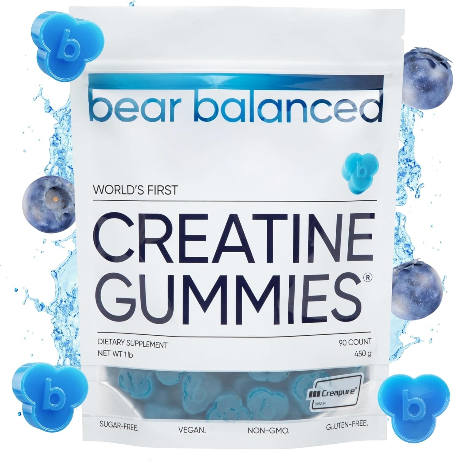 Bear Balanced Creatine Gummies for Men & Women