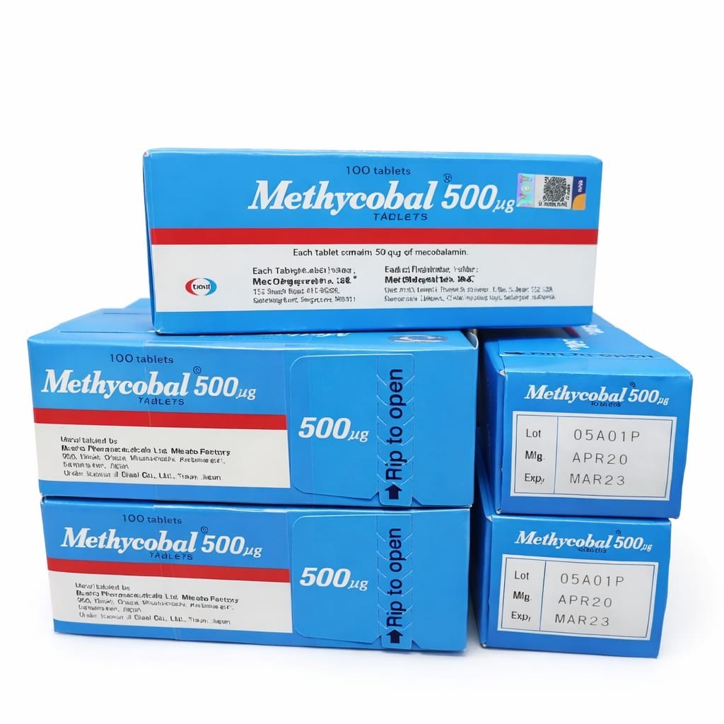 Methycobal 500mcg – Mecobalamin Vitamin B12 Tablets 100’s Original Supplement