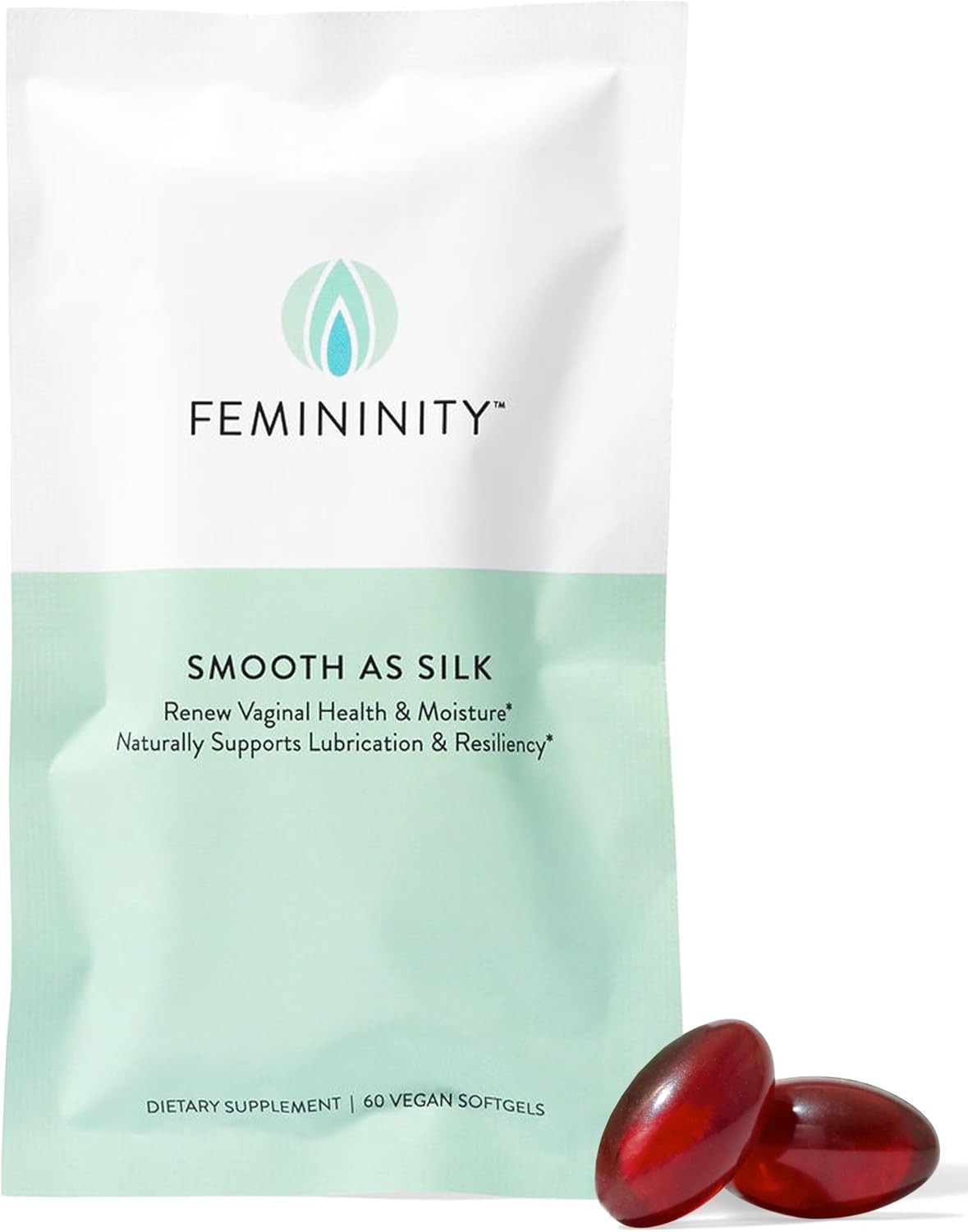 30-Day Refill Softgels for Vaginal Dryness, Sea Buckthorn Oil with Omega 7