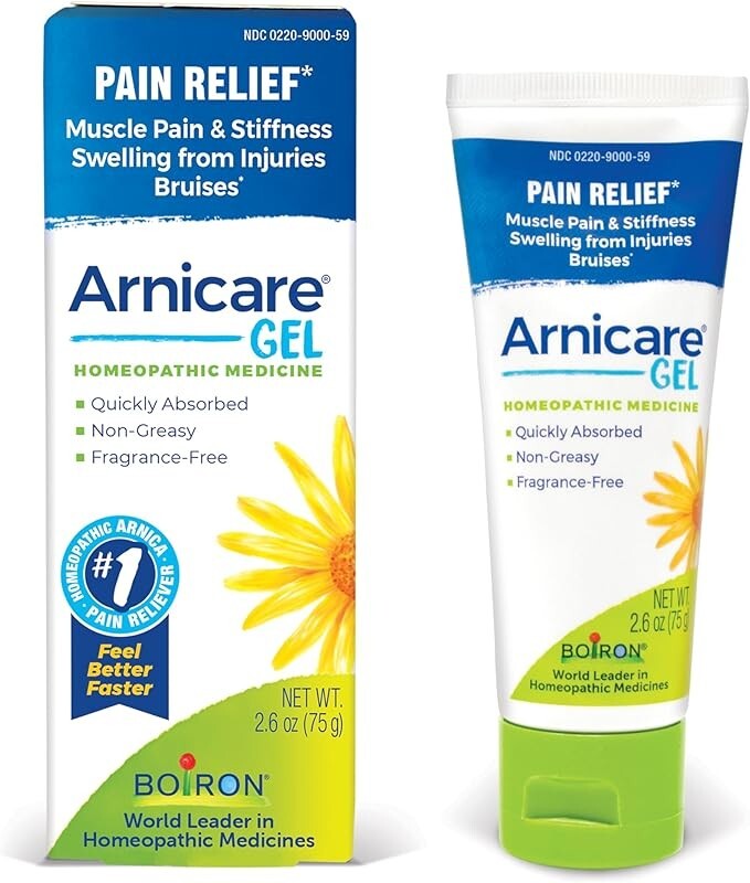 Boiron Arnicare Gel for Soothing Relief of Joint Pain, Muscle Pain – 2.6 oz