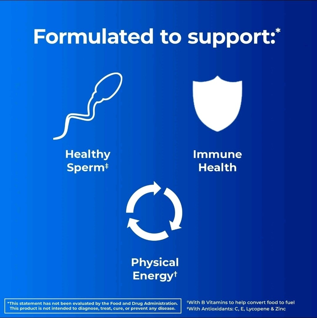 One A Day Men’s Pre-Conception Health Multivitamin Support Healthy Sperm, 30 Ct
