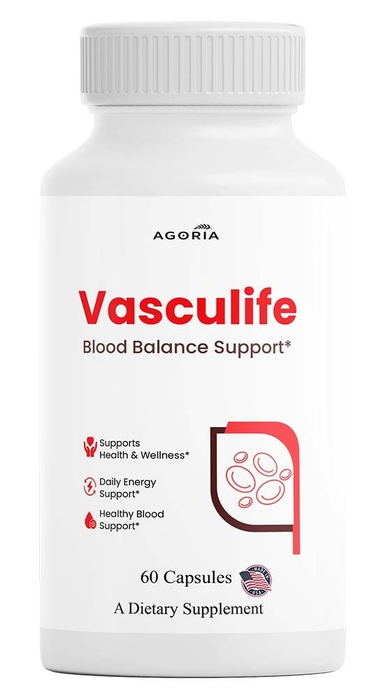 (1 Pack) Vasculife Blood Balance, Vasculife Advanced Blood Health Capsules