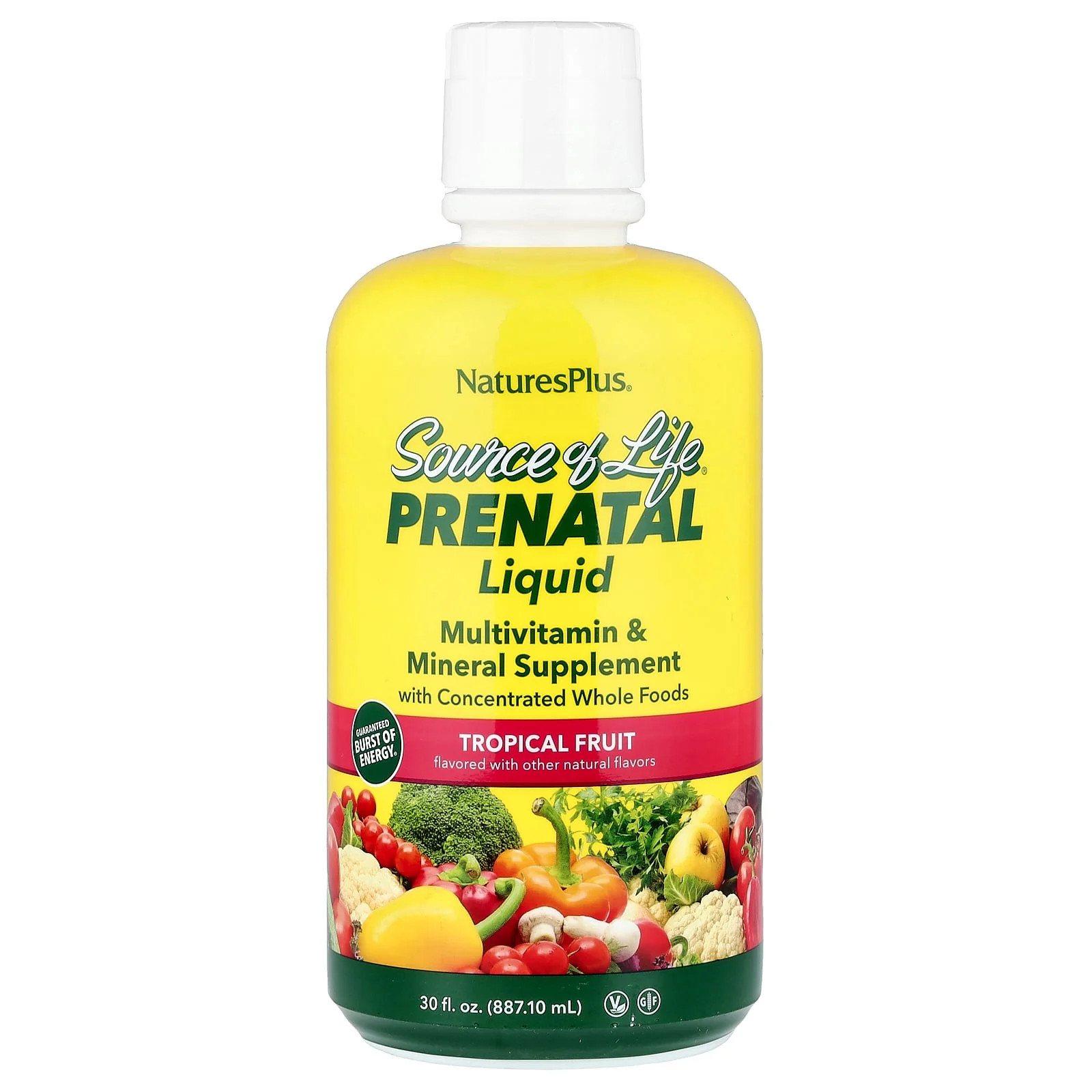 2 X NaturesPlus, Source of Life�, Prenatal Liquid, Tropical Fruit, 30 fl oz (88