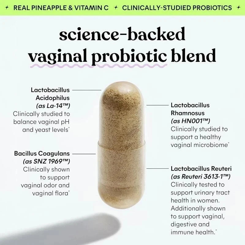 Lemme Purr Vaginal Probiotic capsule – Balanced pH, Healthy Odor
