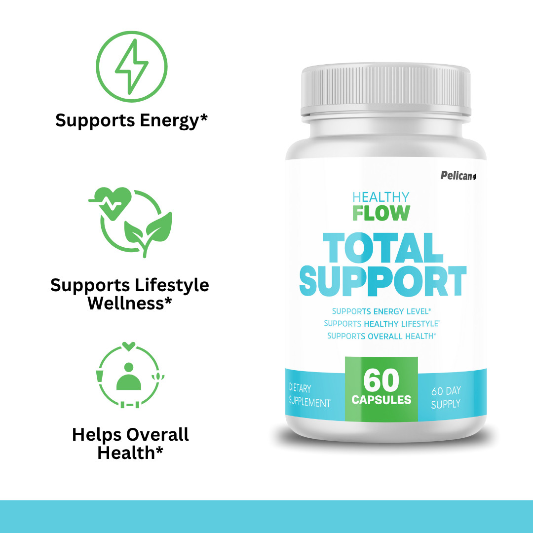 Healthy Flow Total Support-Cardiovascular & Blood Support- 12 Bottles- Genuine