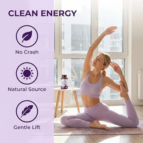 Saffron Supplement Capsules – 88.5mg Pure Saffron Extract for Mood Balance