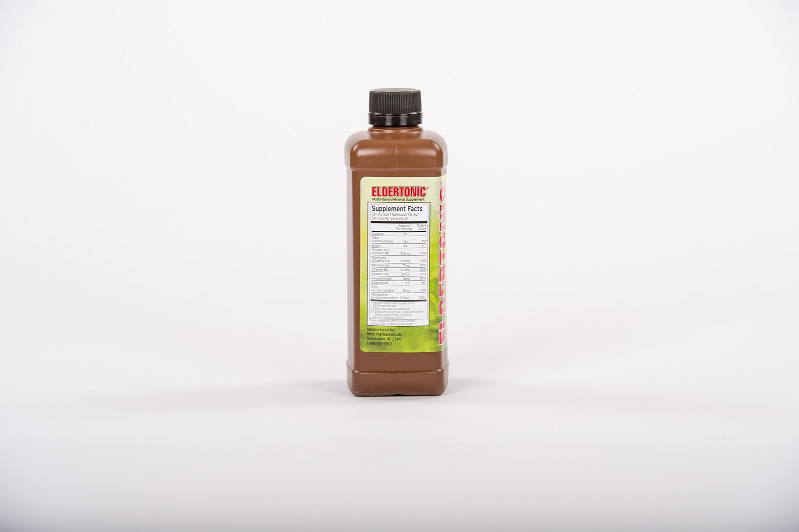 Elder Tonic 16 Fl Oz Multivitamin Mineral Supplement B Complex Great Taste