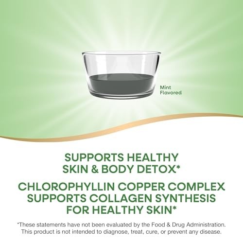 Nature’s Way Chlorofresh, Liquid Chlorophyll, Healthy Skin & Body Detox 16 Fl Oz