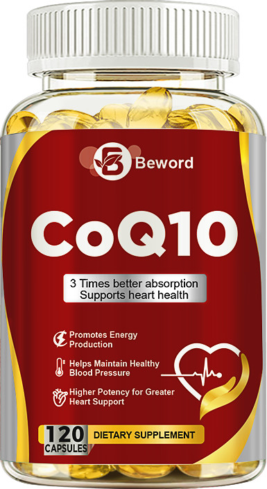 CoQ10 300mg 120 Softgels Coq10 Coenzyme Q10 Heart Support NON GMO