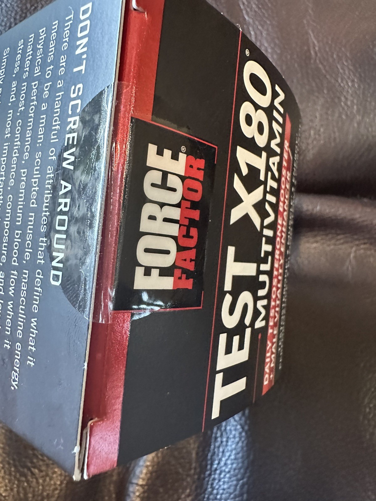 Force Factor Test X180 Multivitamin Testosterone Booster 120tabers Exp 9/27