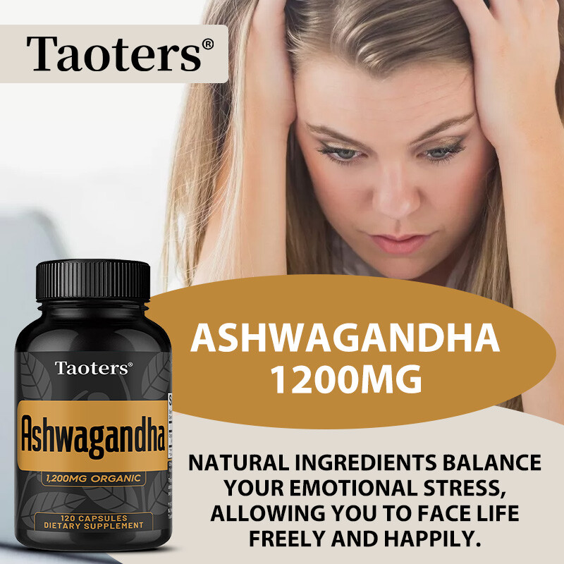 Ashwagandha 1200mg High Potency 5% Withanolides 30/60/120 Capsules