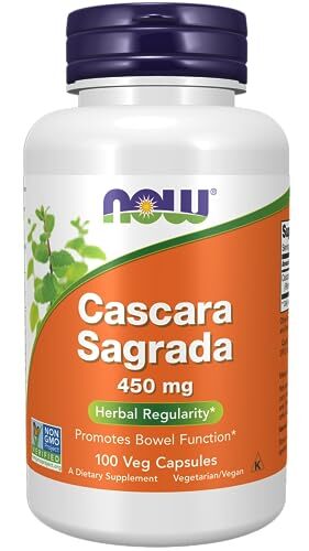 NOW FOODS Cascara Sagrada 450 mg 100 Veg Capsules