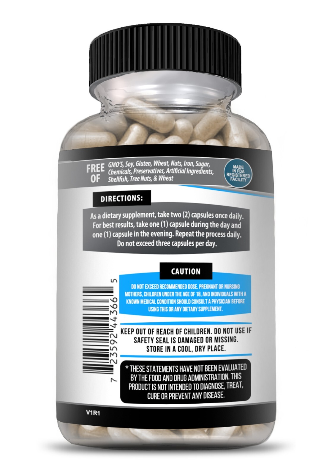 (2 Pack) Probiotic 60 Billion with Prebiotics Immune Function Healthy Digestion