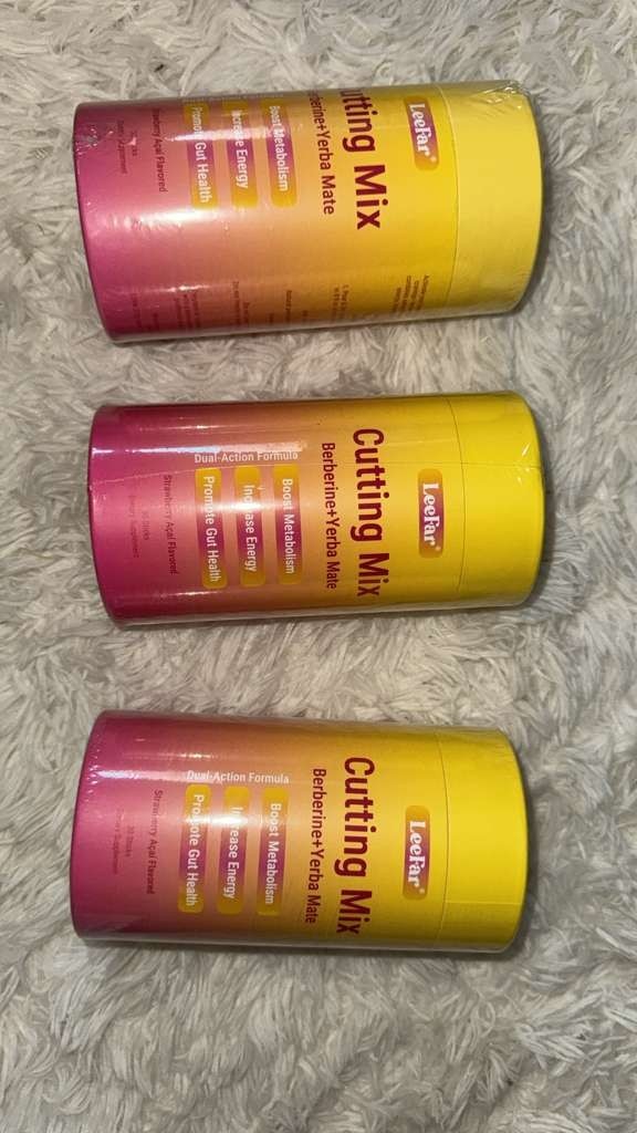 Leefar Cutting Mix Berberine Yerba Mate Fat Burner Energy 3 Pack