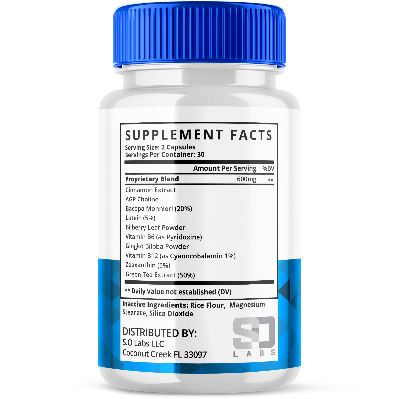 (1 Pack) Neuron IQ Pills – Brain Health & Cognitive Support Supplement 60 Caps
