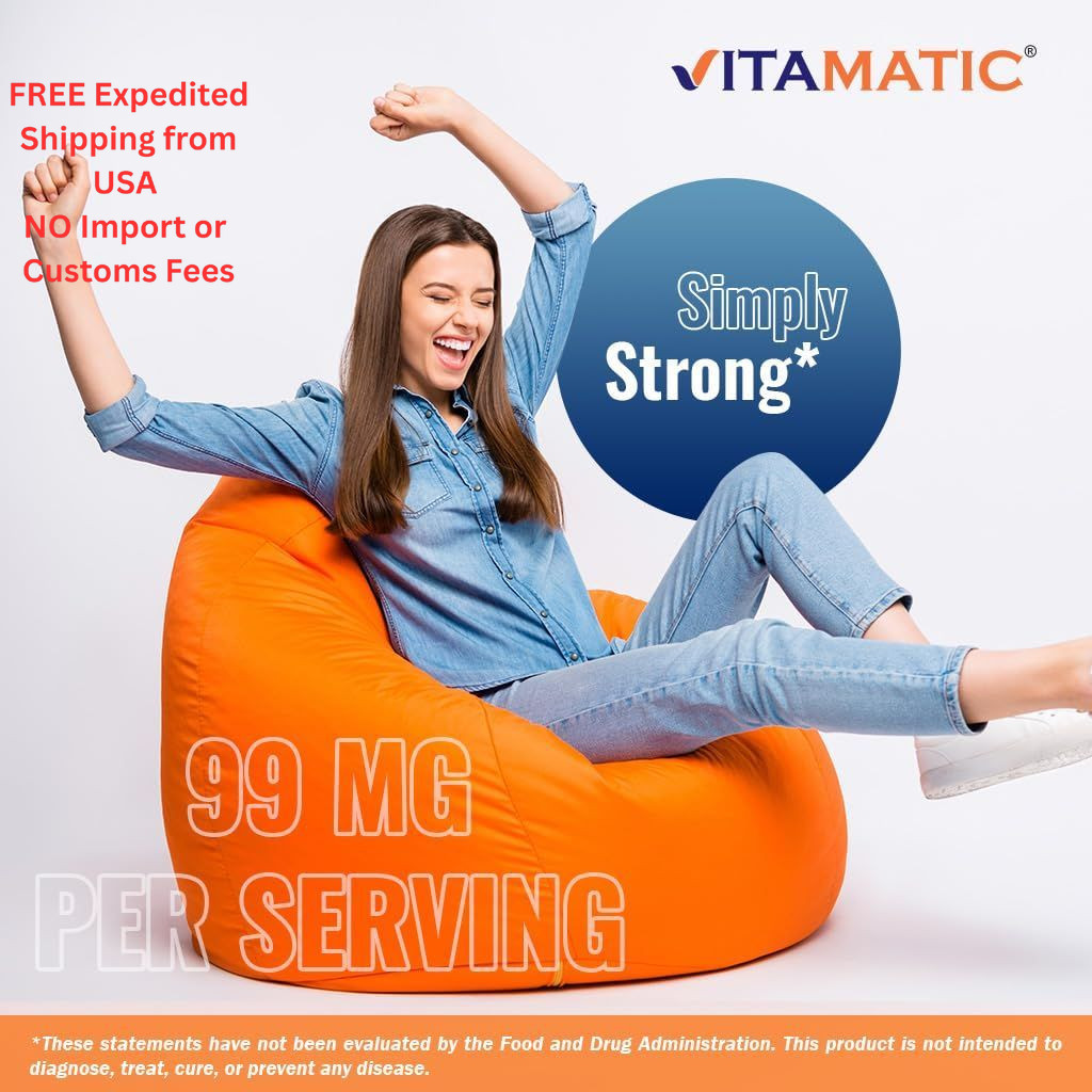 Vitamatic Potassium 99mg – 250 Tablets – 250 Count (Pack of 1)