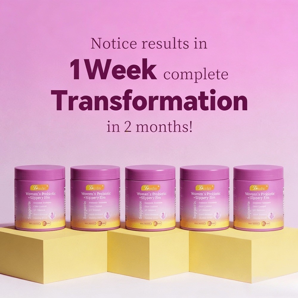 Women‘s Probiotic Gummy Vitamins: Slippery Elm designed for Digestive & Immune
