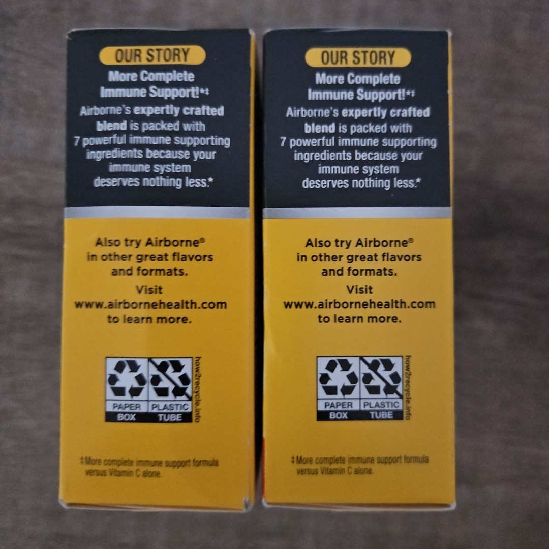 Airborne Triple Pack Effervescent Zesty Orange 30 Tabs X2 Exp 2025+