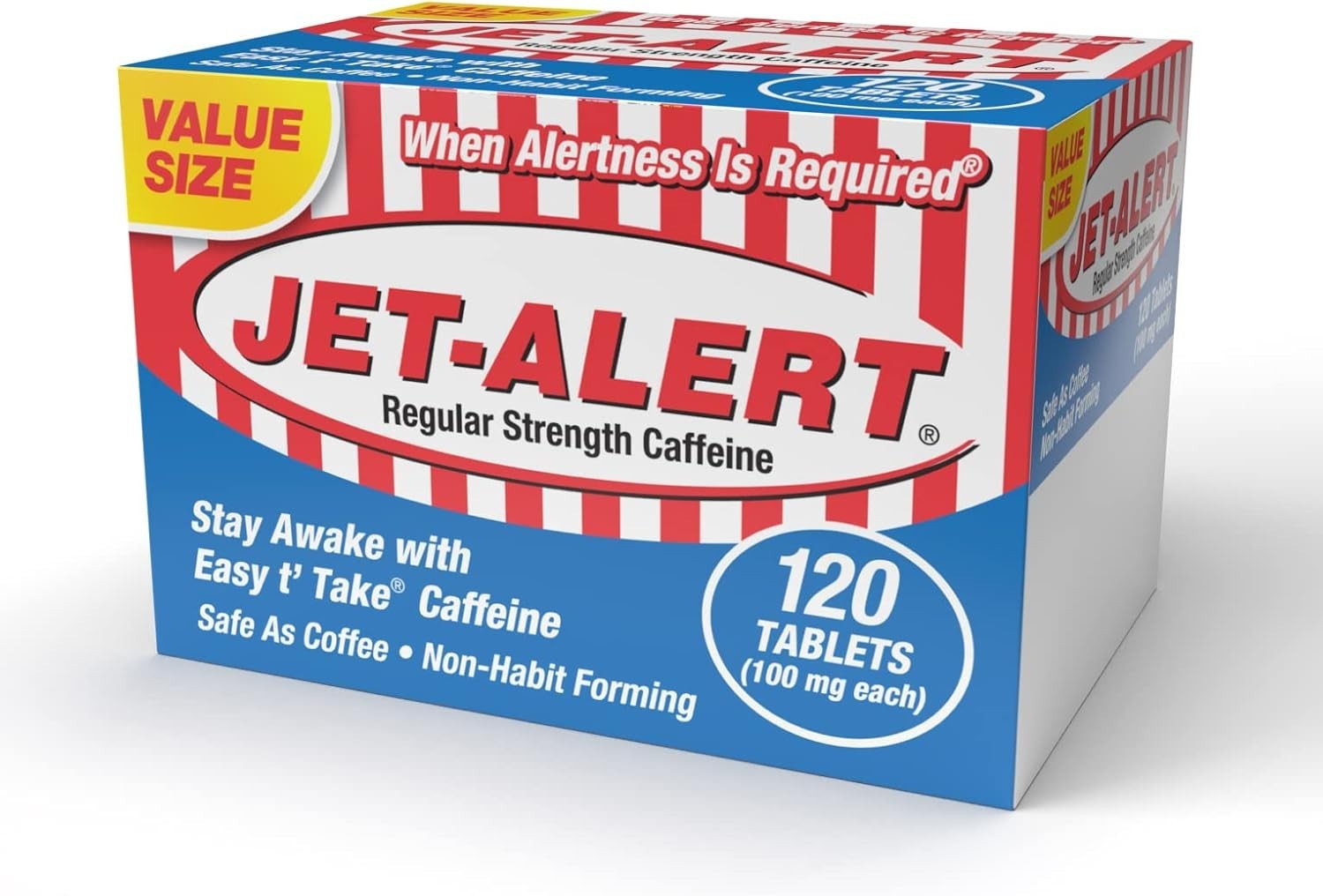Convenient 100 MG Caffeine Tabs – 120 Count for Effective Energy Management