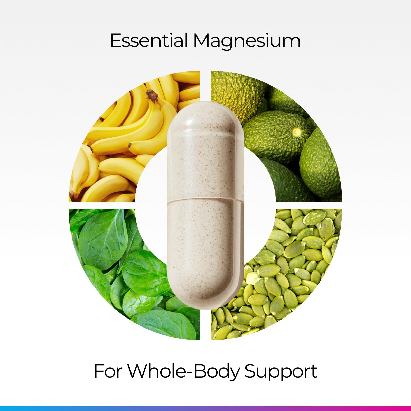 Livingood Daily Magnesium Supplement with 60 Count (Pack of 1)