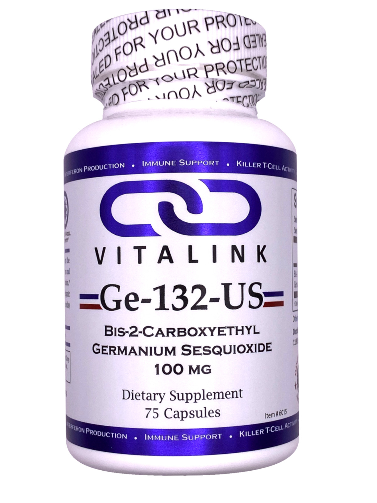 VitaLink US Source Organic Germanium 100 mg X 75 capsules – Immune Support